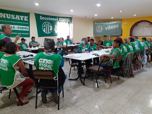 Se realizó el Primer Encuentro de Trabajadores Municipales de ATE Esquel   